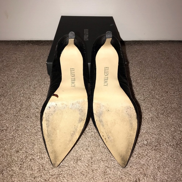 Ellen Tracy Nadie Platform High Heel in Snakeskin - Picture 5 of 6